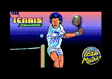Pro Tennis (UK) (1986) screen shot title